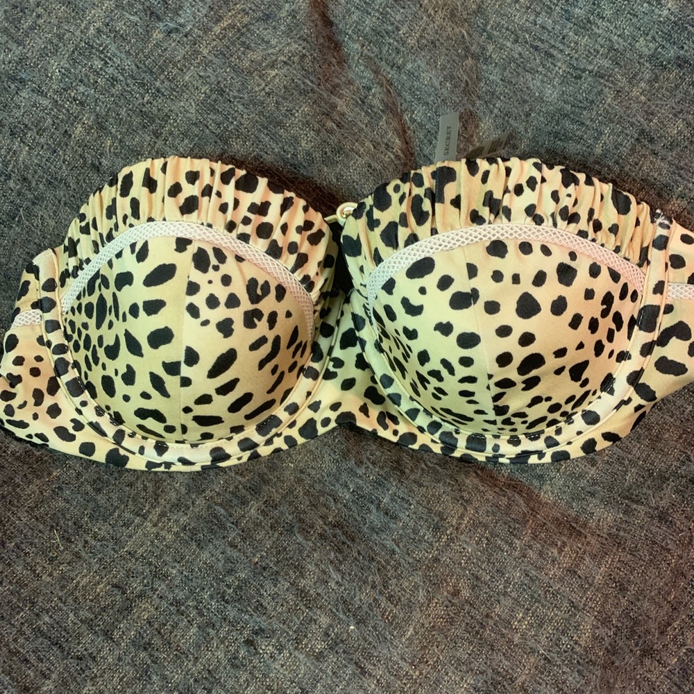 Cheetah Print Victoria Secret Swim Top